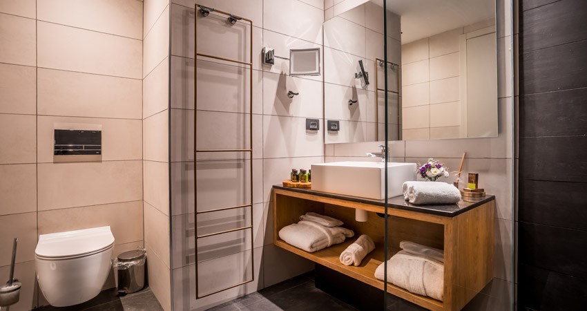 Kedem Hotel Tirat Carmel - Forest Suite Bathroom