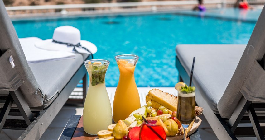 Kedem Hotel Tirat Carmel - Fruits and Juice by the